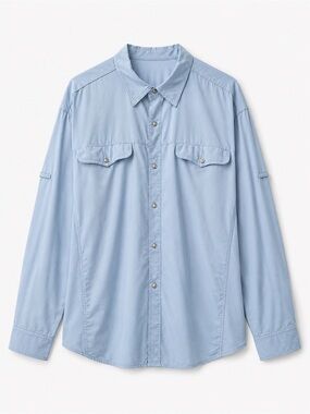 Mojo Sportswear Light Blue Button-Up Shirt